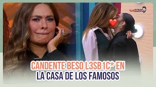 Tremendo beso que se dieron Sabine Moussier y Karime en La Casa De Los Famosos  MICHISMECITO [upl. by Ddal]