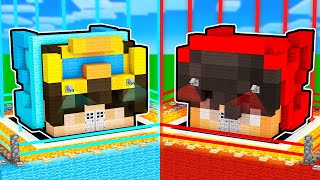 Nico vs Cash MOST Secure House Battle in Minecraft [upl. by Neetsirk]