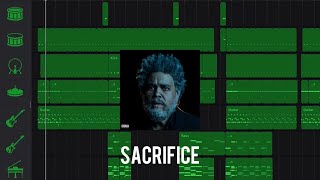 The Weeknd  Sacrifice Garageband Cover [upl. by Frame]