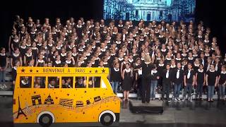 Spectacle des chorales à QUINTAOU  quotBIENVENUE A PARISquot Anglet le 13 mai 2017 [upl. by Nalyac758]