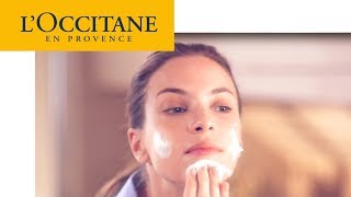 Delicate Cleanse With Immortelle Precious Foam  LOccitane [upl. by Attenov]