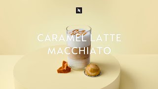 Nespresso  Receita Caramel Latte Macchiato Vertuo Line 15quot  BR [upl. by Nnaylime]