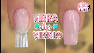 Cómo hacer UÑAS de FIBRA DE VIDRIO  TENDENCIA [upl. by Cand155]