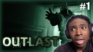 I almost had a heart attack  Outlast Pt1 [upl. by Ahseral]