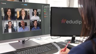 Webinare und OnlineMeetings mit edudip next [upl. by Ahtnama]