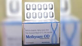 METHYSURE OD  Methylcobalamin  Alpha Lipoic Acid 100mg  Vitamin B1  Remedial Healthare [upl. by Lundquist761]