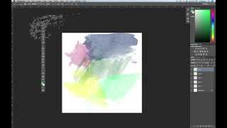 Using Watercolor Brushes in Photoshop [upl. by Chrisy]