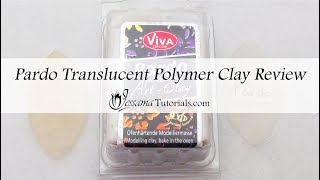 Polymer Clay Review Pardo Translucent ArtClay Review [upl. by Raddy]