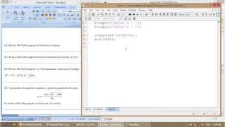 MATLAB  05  Mfiles Script files  Part 1 [upl. by Einamrej]