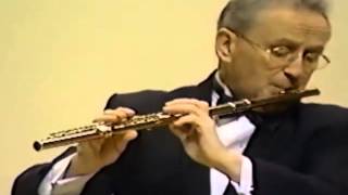 Alain Marion Flute plays Faure Fantaise part 1 [upl. by Ardra]