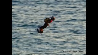 Zapata et le flyboard air France 4 [upl. by Ezzo]