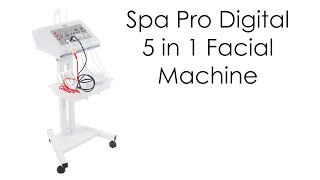 Spa Pro Digital 5 in 1 Facial Machine [upl. by Anaibaf]