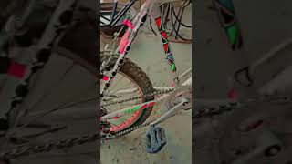 cycle paint sprayhow to spray paint a bicycle cycle [upl. by Lertnom]