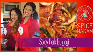 Cooking with Spice Madam  Spicy Pork Bulgogi [upl. by Nennerb]