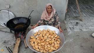 SAMOSA RECIPE  ALOO SAMOSA prepared by my GRANNY for KIDS  PUNJABI SAMOSA RECIPE  perfect samosa [upl. by Mundt]