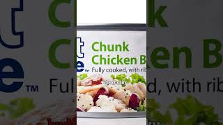 Why Canned Chicken Should Be Your Pantry Staple chicken cannedfood grocery [upl. by Schwerin]