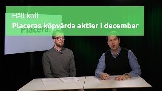 Håll koll  Placeras aktietips inför december [upl. by Alrep234]