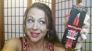 LOreal RevitaLift Miracle Blur Instant Eye Smoother Review and Demo [upl. by Leese]