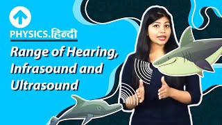 Range of Hearing Infrasound and Ultrasound  Hindi  Physics [upl. by Yedarb]