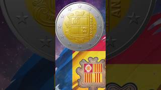 LA MONEDA DE 2 euros de ANDORRA 2024 monedas dinero monedasvaliosas 2euros [upl. by Peednama182]