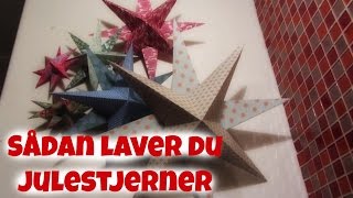 Sådan laver du julestjerner [upl. by Anirrehs]