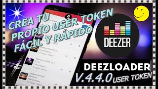 DEEZLOADER 441  OCTUBRE  ✅ Solución problema USER TOKEN  GENERA TU PROPIO TOKEN  Walter Tec [upl. by Naldo357]