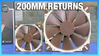 Noctua NFA20 vs Cooler Master 200mm Fan Review [upl. by Clarine]