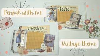 Penpal with me  Vintage  Relaxing  ASMR [upl. by Ahsurej292]