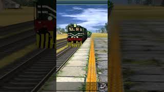 Greenline Express With GEU40 9003 Addons By PAKRAILDEVELOPERS greenlineexpress railtrending [upl. by Nade]