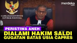 Hakim MK Saldi Isra Ungkap Peristiwa Aneh di Luar Nalar di Gugatan Batas Usia Capres [upl. by Htebizile]