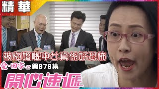 愛回家之開心速遞  第976集精華 被悔婚嘅中女真係好恐怖  沈可欣 [upl. by Pedersen]