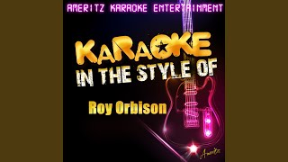 Running Scared In the Style of Roy Orbison Karaoke Version [upl. by Lunna]