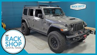 20182024 Jeep Wrangler JL Unlimited Thule WingBar Evo Rain Gutter Roof Rack  The Rack Shop [upl. by Losiram836]