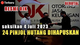 Aman Bro  Pinjol Akan Menghapus Semua Hutang Debitur  Saksikan Informasinya [upl. by Hamford347]