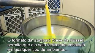 Peneiras Industriais – Peneiramento de Milho – Russell Compact Sieve [upl. by Gwenette433]