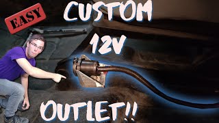 How To Wire A Custom 12V Vehicle Outlet [upl. by Noivax]