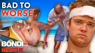 When Things Go From Bad To Worse 1 Hour of Bondi Rescue Full Episode Marathon [upl. by Nuahsyt80]