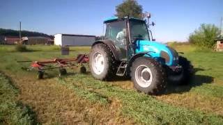 Landini PowerFarm 85 amp Fella TH 680d Hydro [upl. by Eimia411]