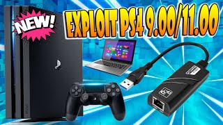 Tutorial Liberar Ps4 1100 con un PC sin PUERTO LAN usando un Adaptador BARATO 320 Euros [upl. by Albemarle]