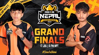 NEPALI Free Fire Nepal Championship  Grand Finals  FFNC [upl. by Sivlek558]