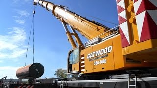 Construction Video For Kids  Crane at Work on Real Jobsite Xcell Int [upl. by Cooke]