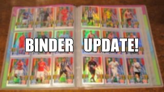 Match Attax 201516 BINDER UPDATE [upl. by Enyrehtak]