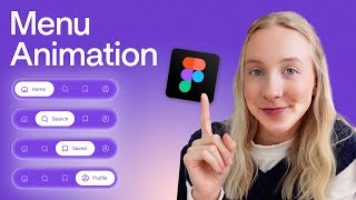 Menu Animation in Figma [upl. by Kilan863]
