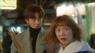 Weightlifting Fairy Kim Bok Ju 역도요정 김복주 ep08 Sungkyung and Joohyuk have a street date20161208 [upl. by Odette413]