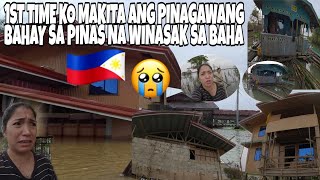 1st TIME MAKITA ANG PINAGAWANG BAHAY NA WINASAK NG BAHA😭SUBRANG SAKIT MAKITA💔PINAS VLOG🇵🇭🏡🇫🇮 [upl. by Sobel]