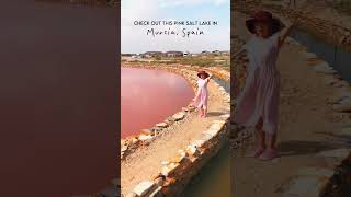 San Pedro Pink salt lake in Murcia Spain shorts [upl. by Ima]