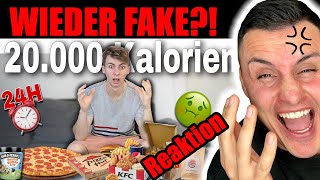 ER hat 10000 GEFAKET und pRoBiErT jetzt 20000 KALORIEN 😂🤦🏻‍♂️ I The Franklin Reaktion [upl. by Eeryt706]