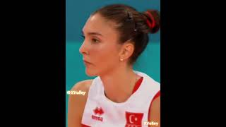 Naz Aydemir Akyolun Kendisine Sataşan Rahimovaya Verdiği Ders fileninsultanları voleybol fypシ [upl. by Jollanta]