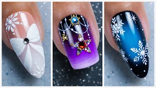 New Nail Art Ideas 2023  Best NYE and Winter Nail Art Compilation [upl. by Viens]