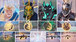 All Bosses Mythic Weapons amp Medallions Guide  Fortnite Chapter 5 Season 2 [upl. by Nelleus487]